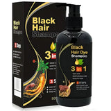 Shampoing Colorant pour Cheveux Noirs 3-en-1