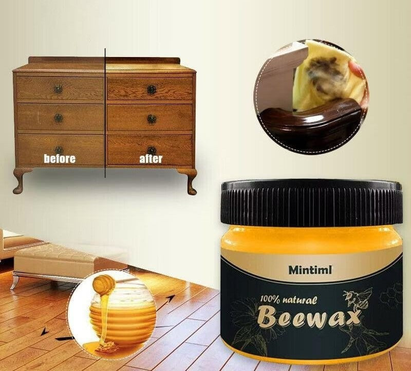 BeeWax™ – La cire miracle pour redonner la vie à vos meubles en bois 80g