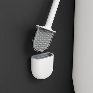 Brosse WC en silicone souple et efficace