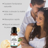 Huile de Massage Stimulante | Déchaîne des érections dures et puissantes