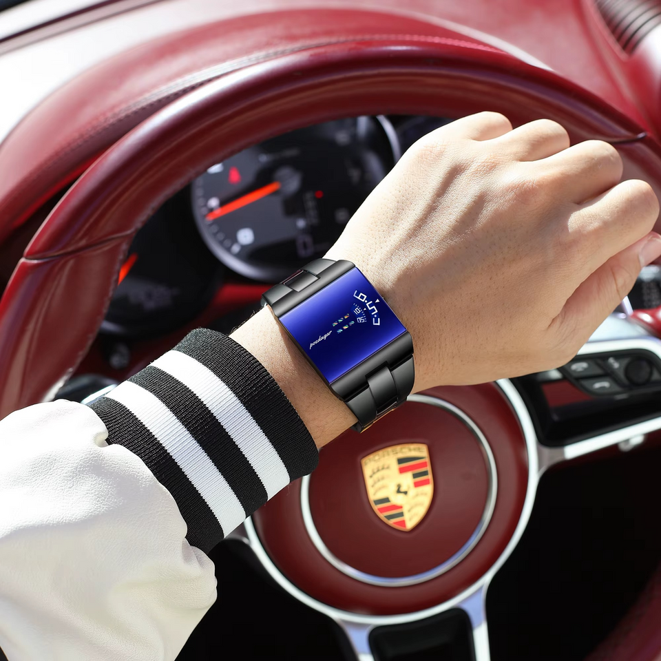 Montre Futuriste LED Premium pour  Élégance Moderne