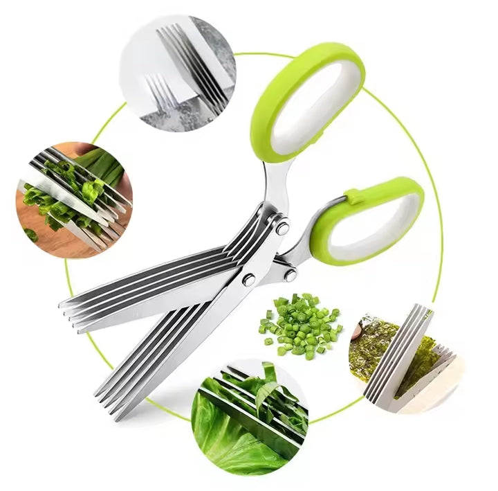 ✂️Ciseaux de Cuisine 5 Lames 🥗