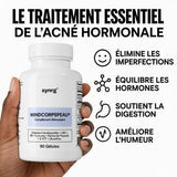 Complément hormonal contre l'acné